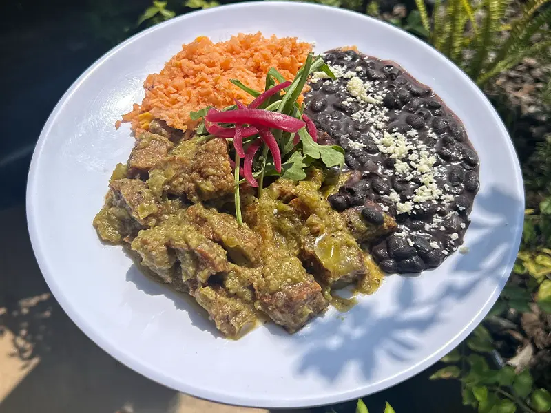 Chicharrón en Salsa Verde